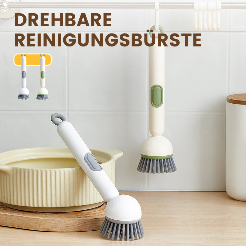 3 stuks multifunctionele roterende schoonmaakborstel, kierenborstel, 360°harde haren schoonmaakborstel voor spleten in de keuken, ramen, badkamer, schoonmaakgereedschap voor smalle hoekjes
