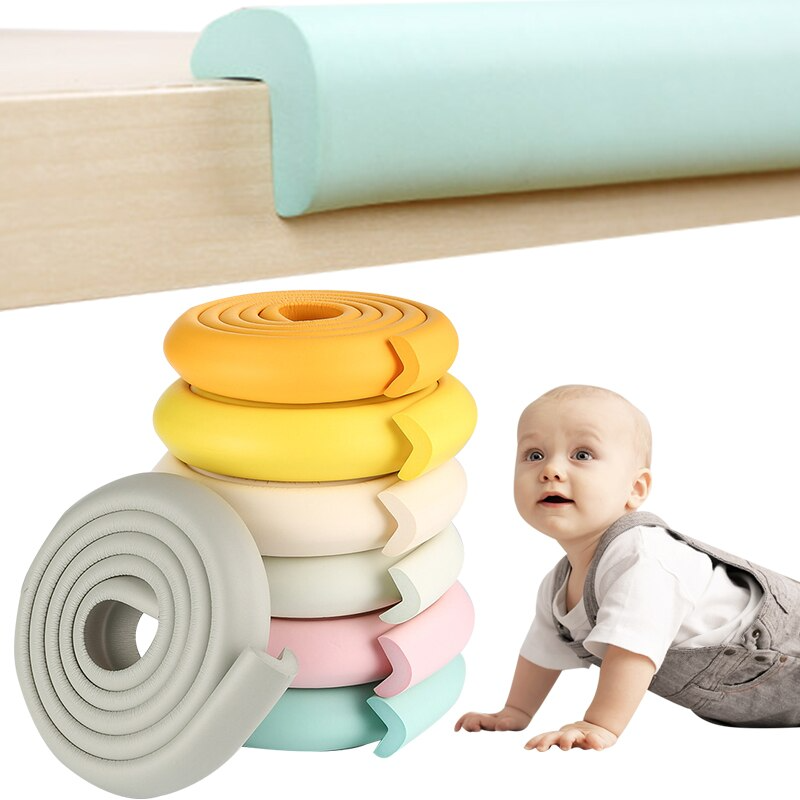 SafeEdge | Gewatteerde hoekbeschermers voor baby's – Zachte bescherming tegen stoten voor kindveilige huizen