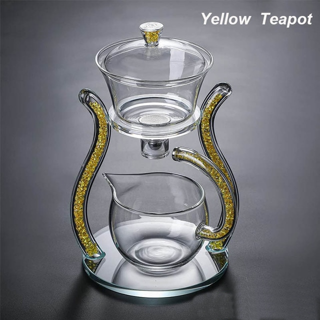 MagniTea | Elegante thee-ei van kristalglas met magnetisch deksel – perfect voor losse thee
