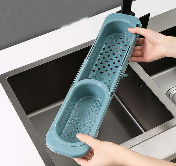 SinkStretch | Verstelbaar Over-de-spoelbak rek - Uitbreidbaar Keuken Spoelbak Organiser