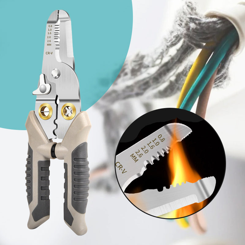 Stripix | Multifunctionele Draadstripper – Automatische Kabelknipper, Krimptang & Stripgereedschap