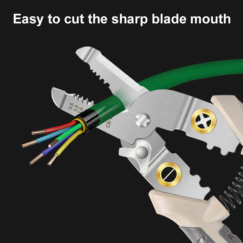 Stripix | Multifunctionele Draadstripper – Automatische Kabelknipper, Krimptang & Stripgereedschap