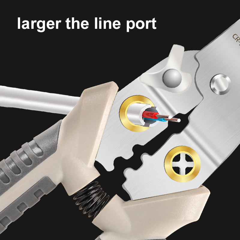 Stripix | Multifunctionele Draadstripper – Automatische Kabelknipper, Krimptang & Stripgereedschap