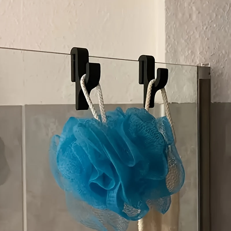 ShineHook | Premium 8 mm glazen douchedeurhaak – Stevige handdoek- en kledinghanger voor de badkamer