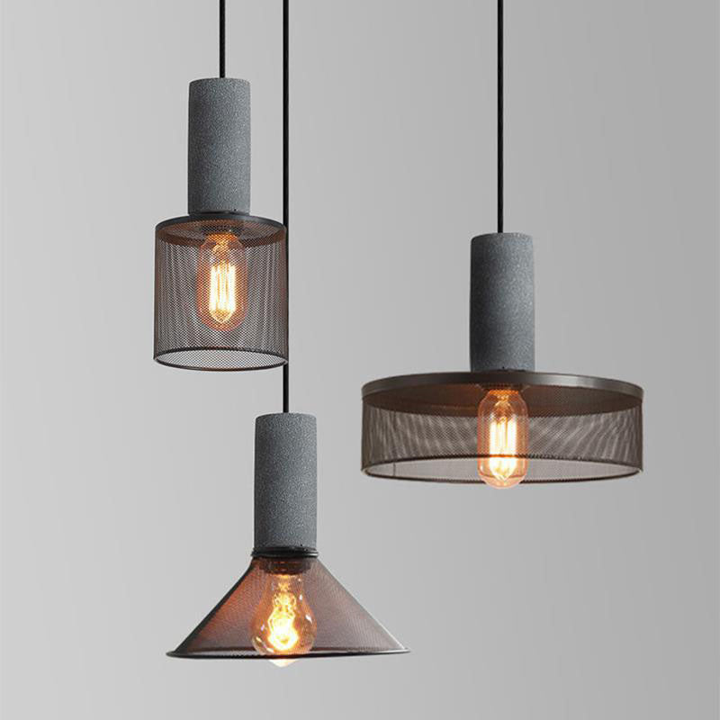 Aether | Eigentijdse industriële hanglamp - Moderne cilindervormige plafondlamp voor woonkamer & keuken