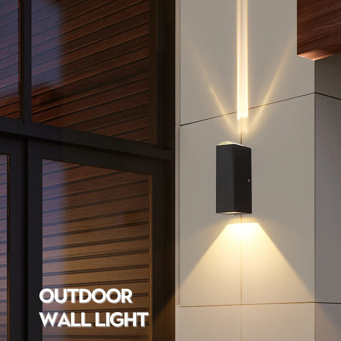 WallWave | Moderne Rechthoekige LED Buiten Wandlamp