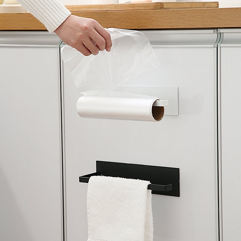 RollDock | Magnetische papieren handdoekhouder voor koelkast - Extra sterk, wandmontage