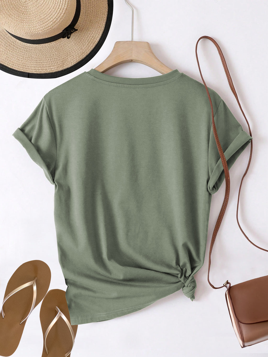 Jovie | Casual T-shirt met bloemenprint voor dames – Lichtgewicht zomertop met korte mouwen