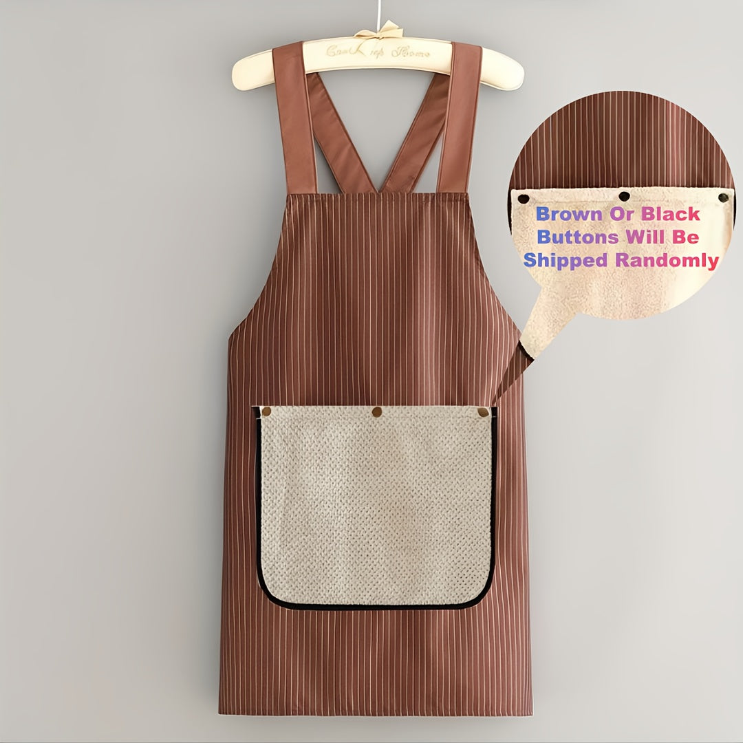 Apronix | Premium afneembare keukendoekschort – dik, absorberend, unisex voor koken, bakken en grillen