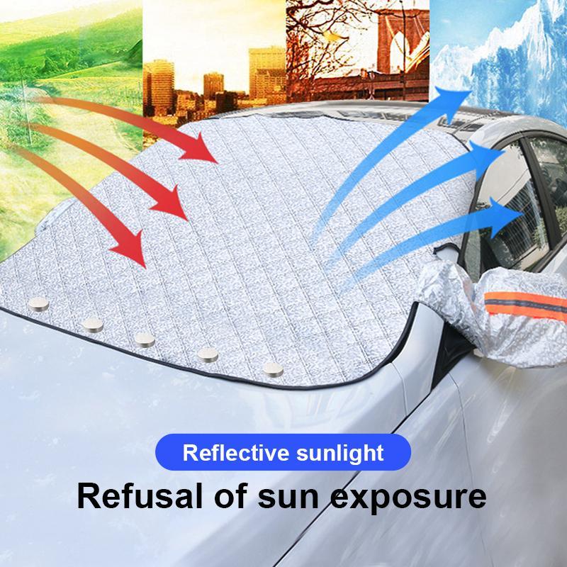 CarGuard | Magnetische Autoruitafdekking – Anti-sneeuw, vorst- en ijsbescherming, zonnescherm voor de voorruit