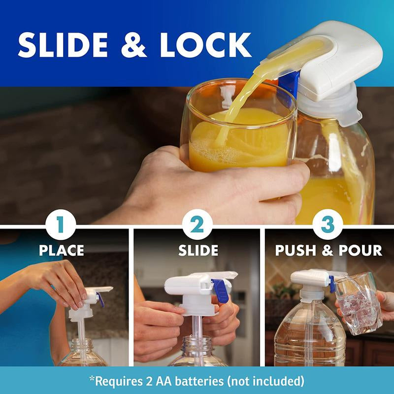 HydraPump | Automatische Drinkrietzuigpomp – Batterijgevoede Water- & Drankdispenser