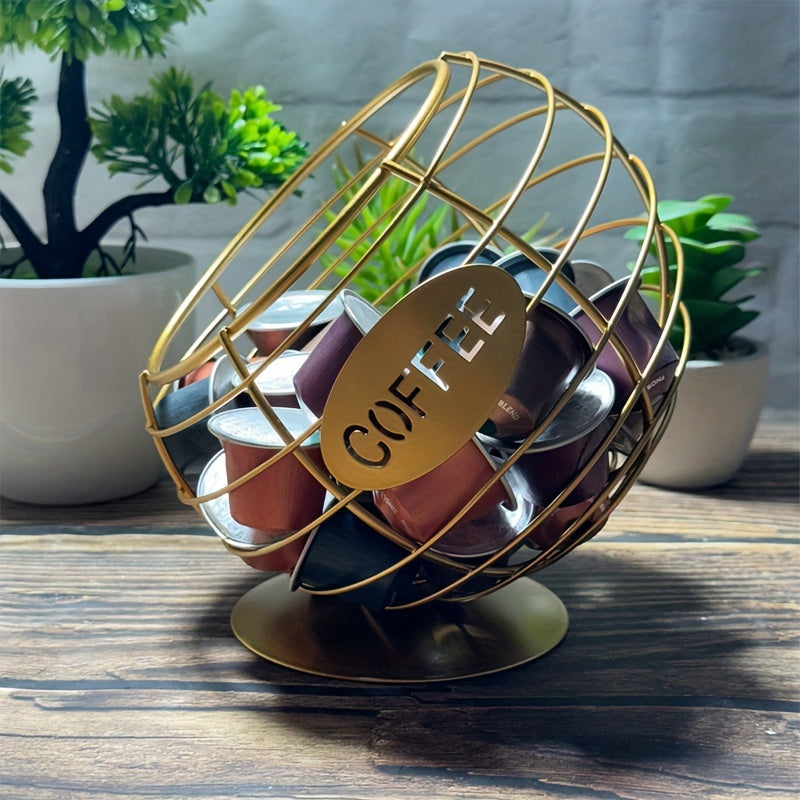 Vesca | Tilted Coffee Pod Caddy – Stylish Capsule Holder for Home Bar, Countertop, Espresso & Kitchen Organization