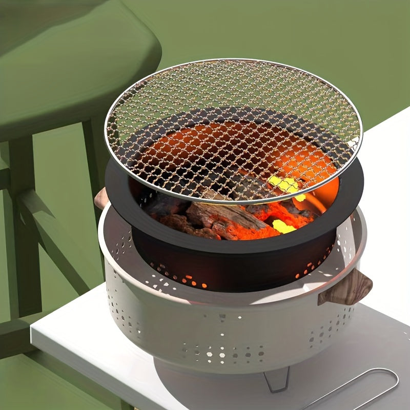 QuickGrill | Houtskool Grill Kachel - Draagbaar, Compact, Ideaal voor Buiten-BBQ