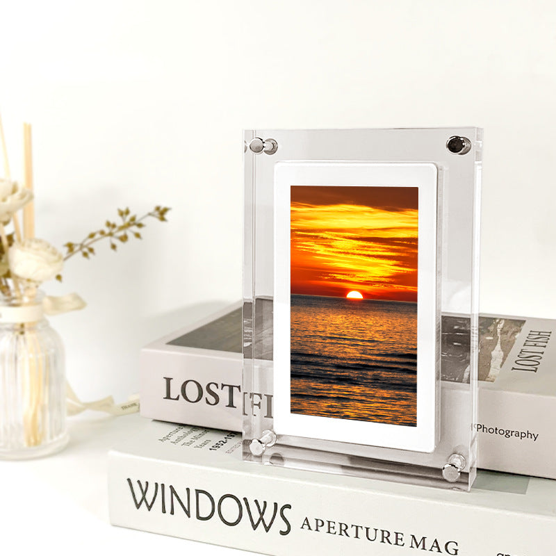 PixelFrame | Motion Video Acryl Weergave Frame - Digitaal Fotolijstje met Video Playback