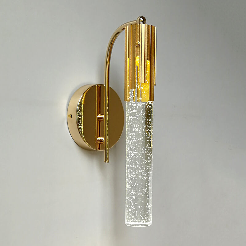 Opuluxe | Elegante gouden kristallen wandlamp - moderne LED wandlamp voor binnenhuisdecoratie