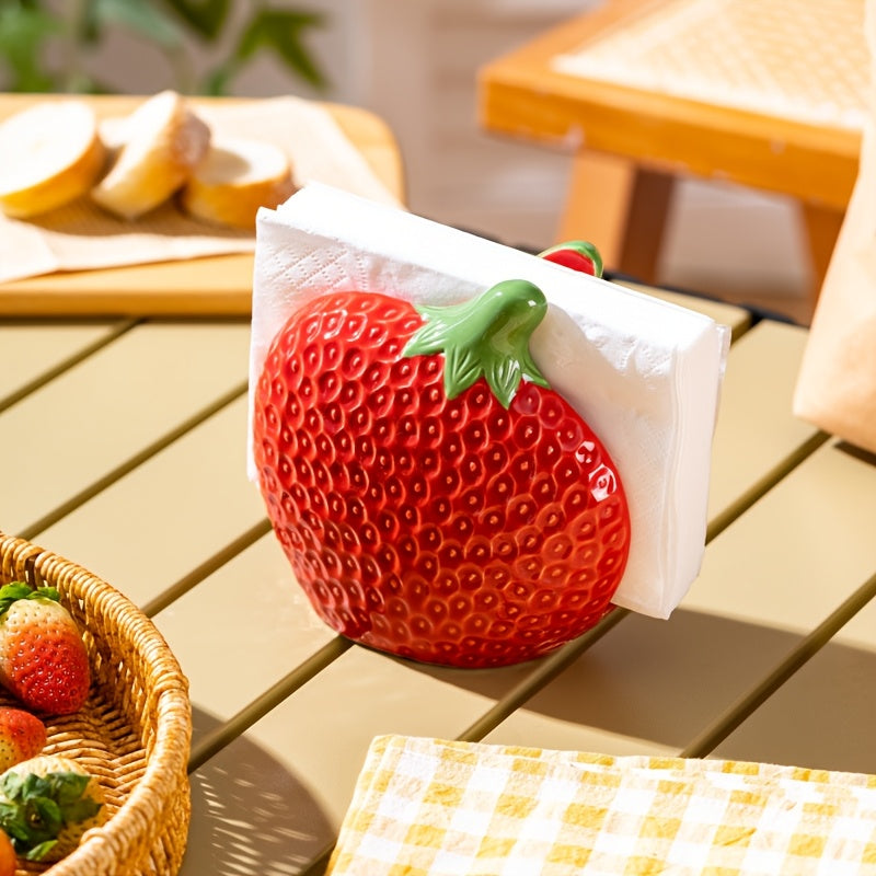 BerryHold | Papieren Handdoek- en Servethouder voor Restaurant – Keramische Opbergdoos