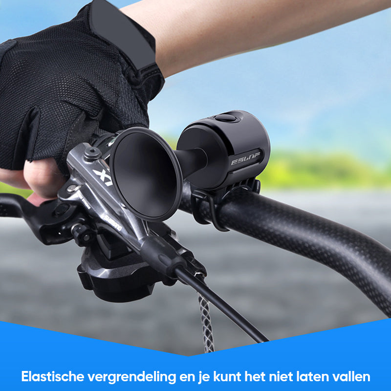 ShockBell | Elektrische fietsbel – Luide claxon van 120 dB, waterdicht, eenvoudig te monteren