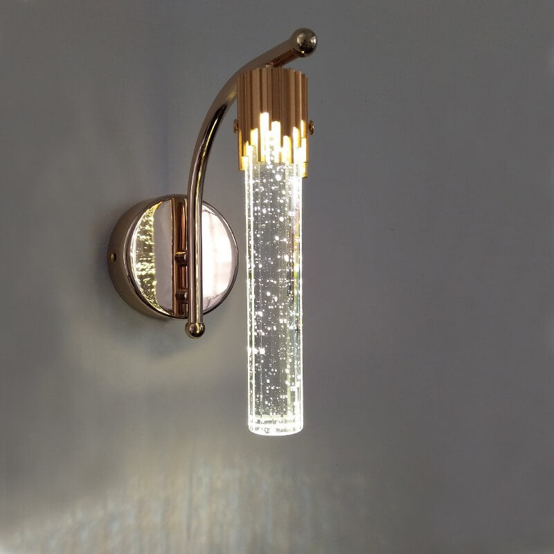 Opuluxe | Elegante gouden kristallen wandlamp - moderne LED wandlamp voor binnenhuisdecoratie