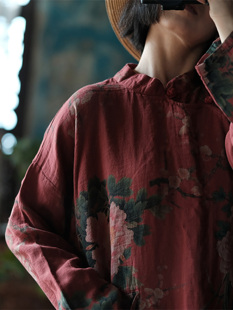 Avyelle | Dames Blouse met Losse Pasvorm en Lange Mouwen – Bloemenprint Pullover