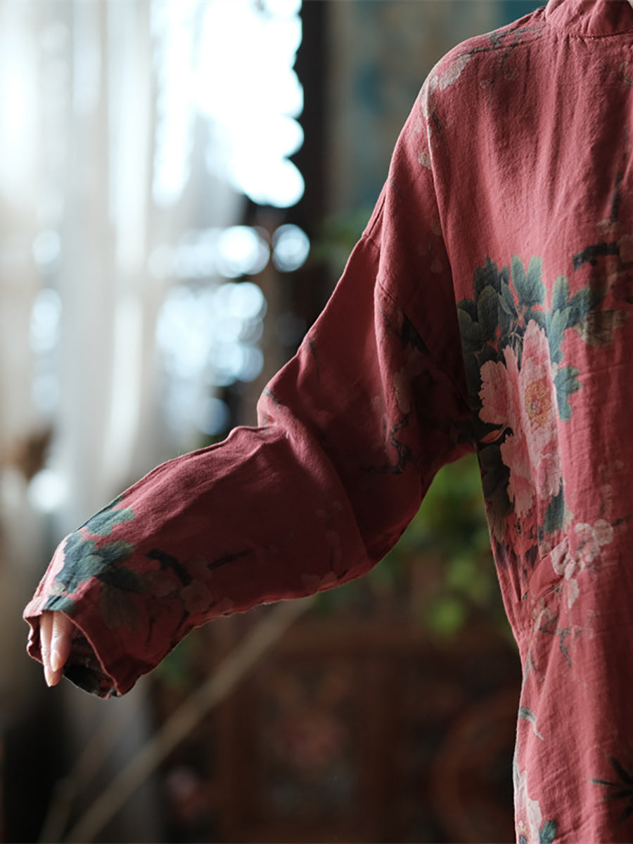 Avyelle | Dames Blouse met Losse Pasvorm en Lange Mouwen – Bloemenprint Pullover
