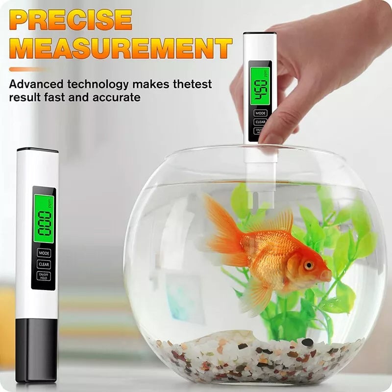 AquaScan | 4-in-1 digitale waterkwaliteitsmeter – TDS-, EC-, PPM- en temperatuurmeter