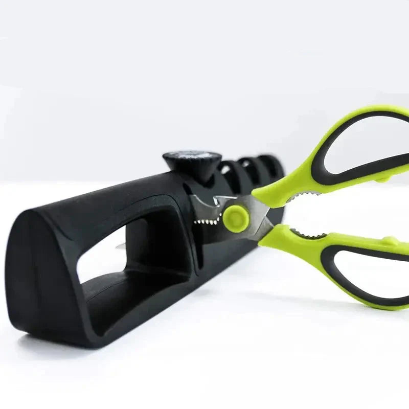 KnifeAid | 4-in-1 multifunctionele messenslijper – Professionele keukenslijper voor messen, scharen en gereedschap