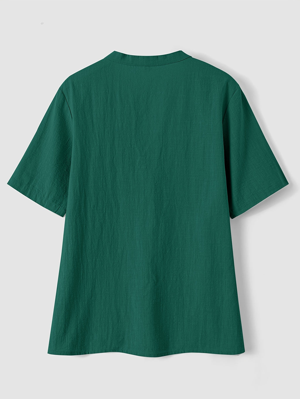 Xylia | Dames Elegante V-Hals Blouse – Loszittend, Top met Knopen aan de Voorzijde