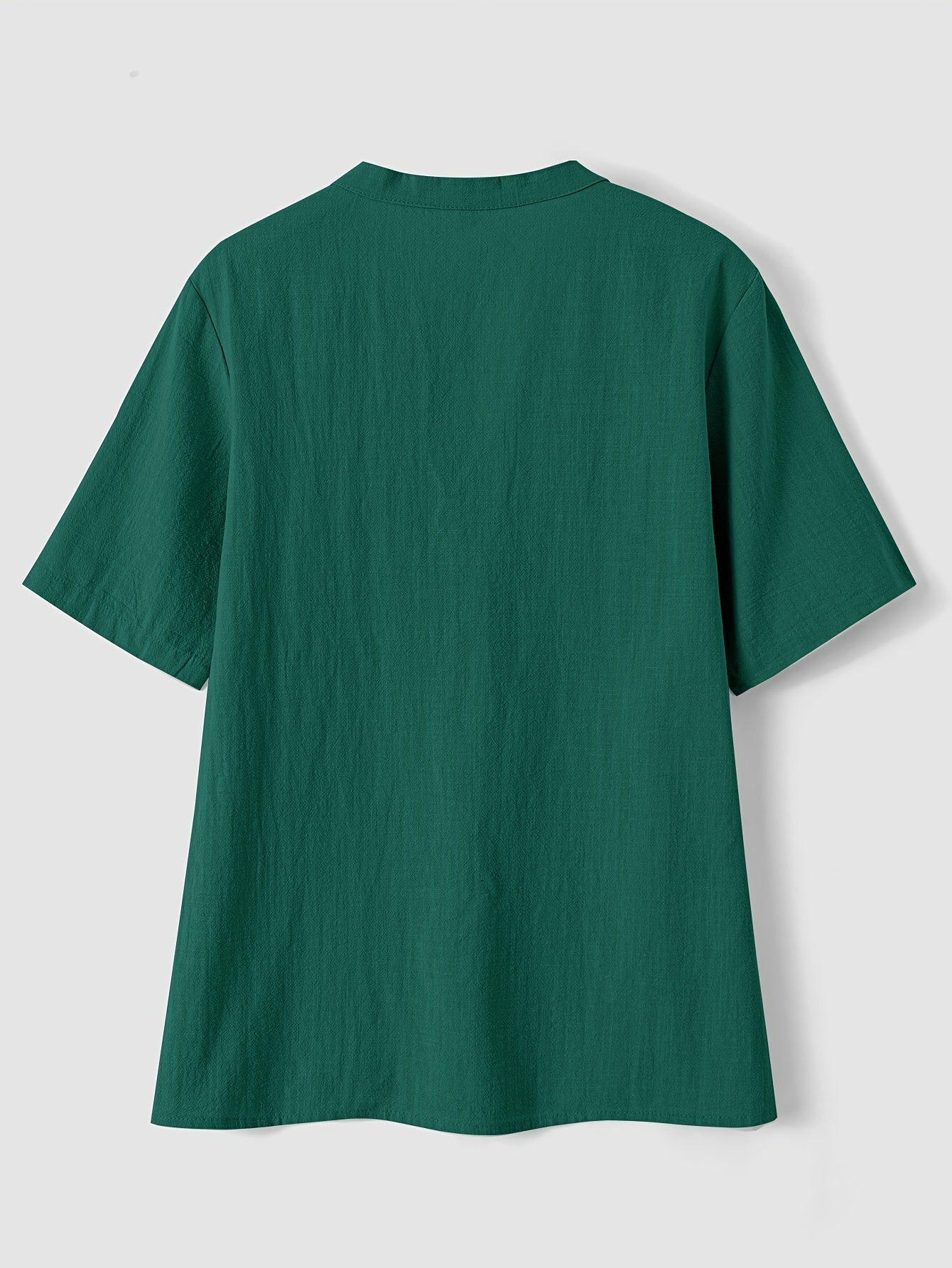 Xylia | Dames Elegante V-Hals Blouse – Loszittend, Top met Knopen aan de Voorzijde