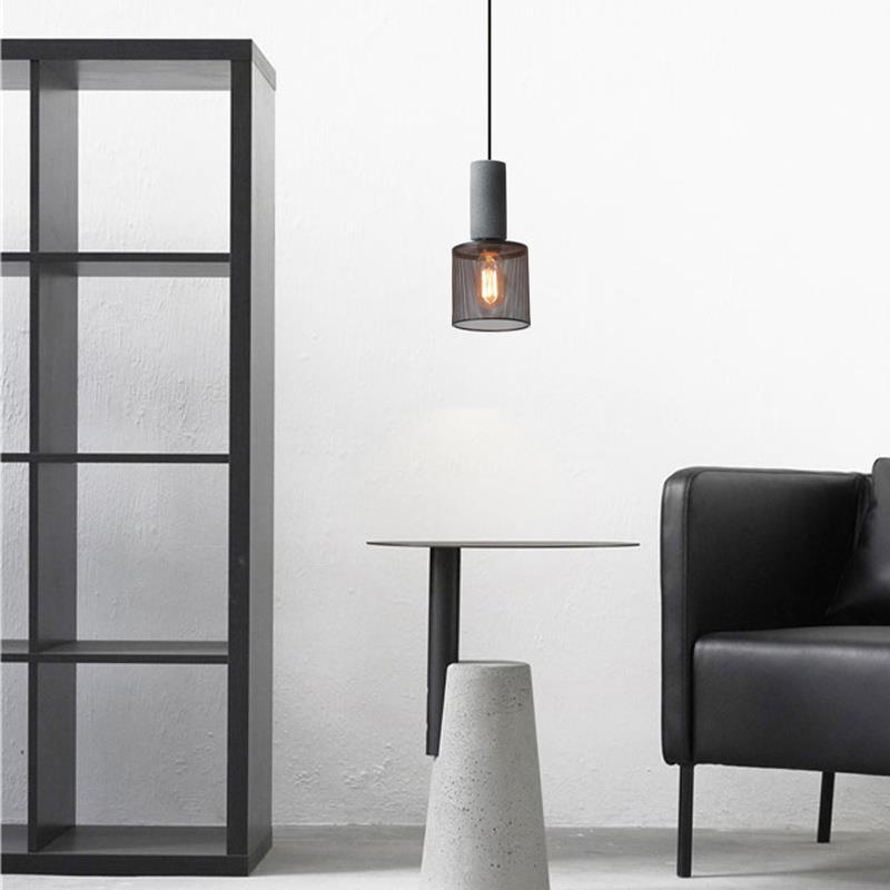 Aether | Eigentijdse industriële hanglamp - Moderne cilindervormige plafondlamp voor woonkamer & keuken