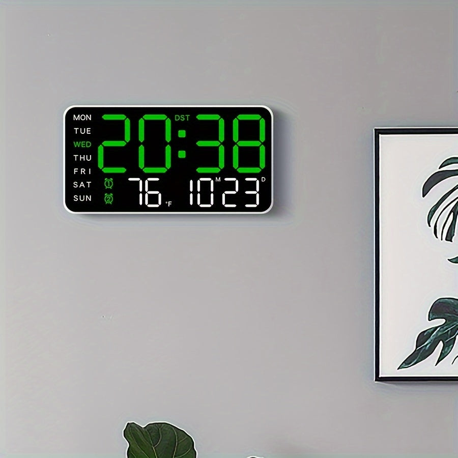 Digitix | Digitale wandklok - Multifunctionele elektronische display voor thuis