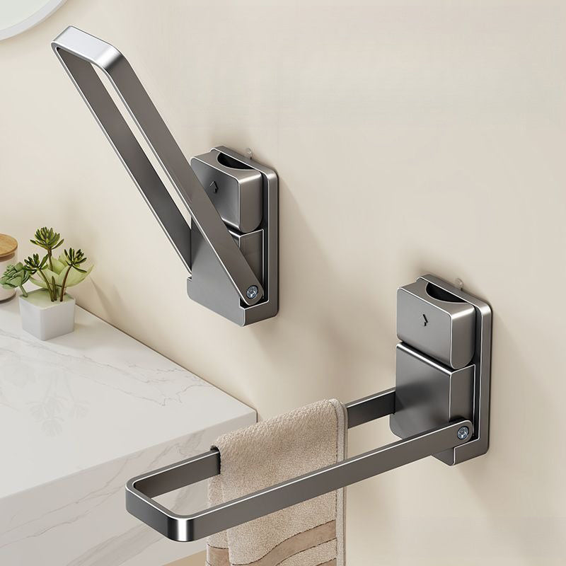FlexRack | Opvouwbaar handdoekenrek van aluminium met zuignap – Badkamerorganizer zonder boren