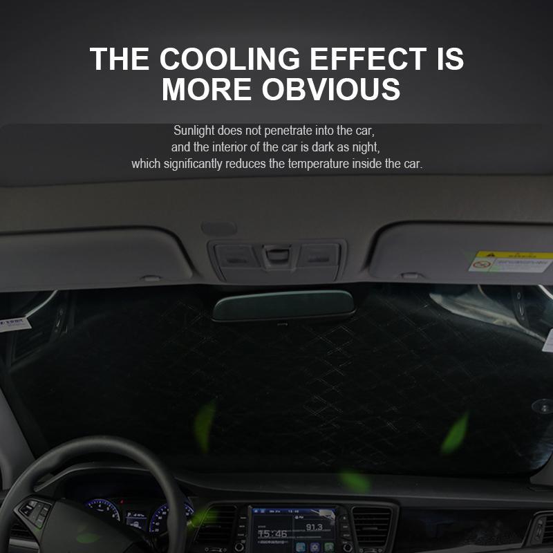 CarGuard | Magnetische Autoruitafdekking – Anti-sneeuw, vorst- en ijsbescherming, zonnescherm voor de voorruit