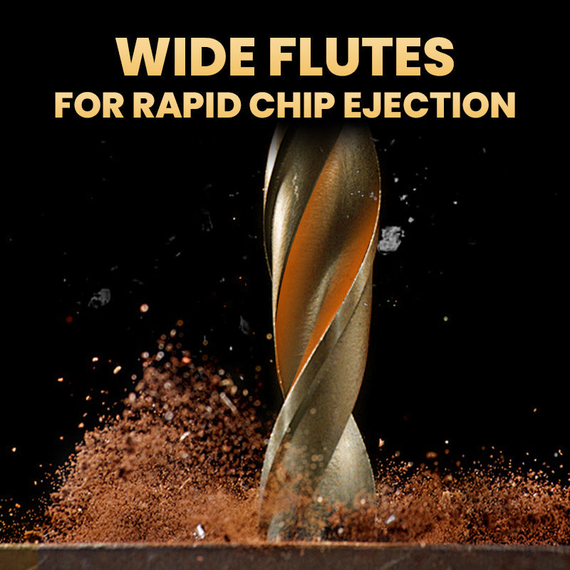 SteelMaul | Precisie 4-snijderige gekartelde boorset voor intensief gebruik