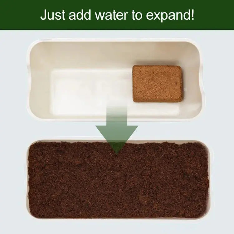 CocoSoil | Biologische kokosvezelsteen – Natuurlijk groeimedium voor planten, bodemvervanger