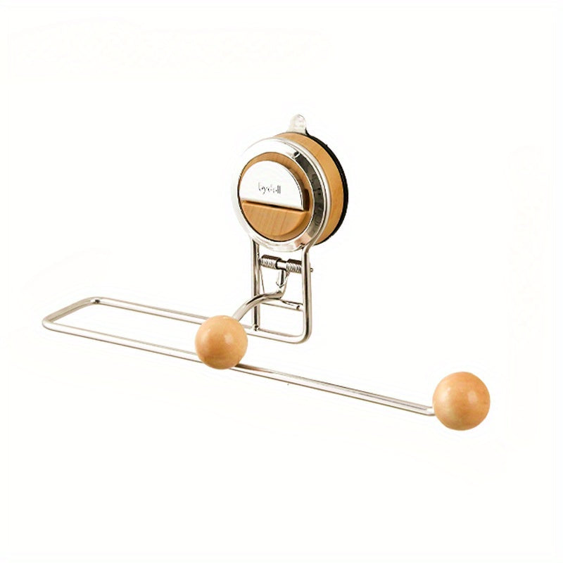 RollMate | Zuigkracht papieren handdoekhouder – roestvrij staal, zonder boren te bevestigen in de keuken, herbruikbaar