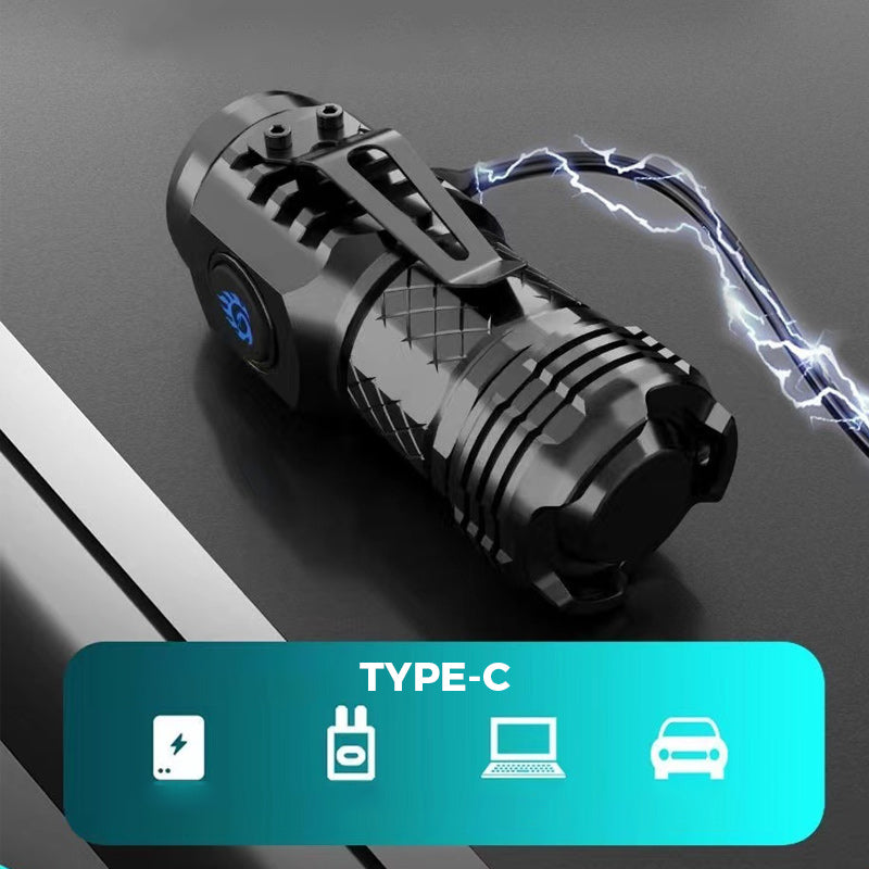 FlashCore | Ultra Heldere Mini LED Zaklamp - Hoge Lumen Zaklamp