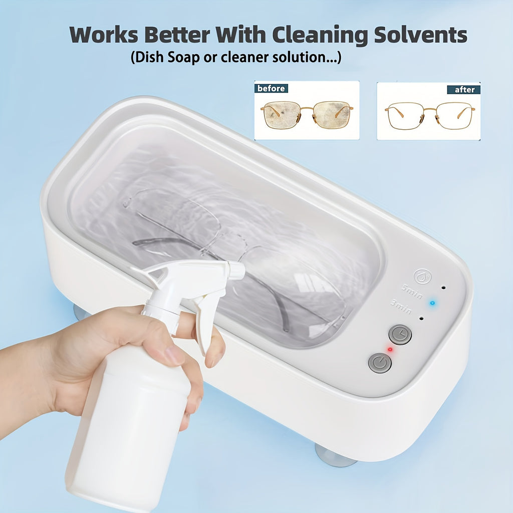 JewelSonic | Ultrasone juwelenreiniger met 12oz tank - Professionele reiniger voor ringen, horloges, oorbellen, brillen