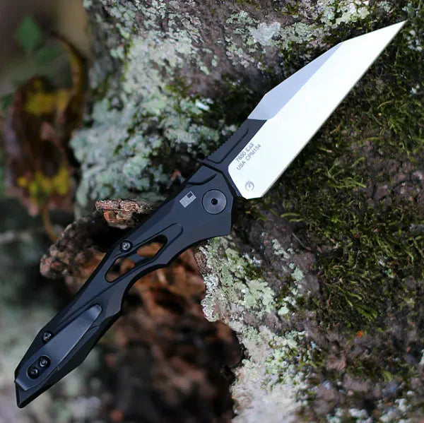 FlexiTool | Launch-13 Swift Fold Auto Utility Tool – CPM 154 Wharncliffe-lemmet, aluminium handgreep