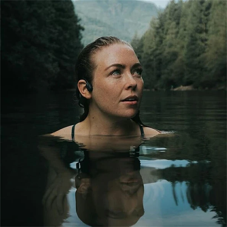 WaveBud | Waterdichte hoofdtelefoon met beengeleiding - Draadloze Bluetooth-stereo, open oor