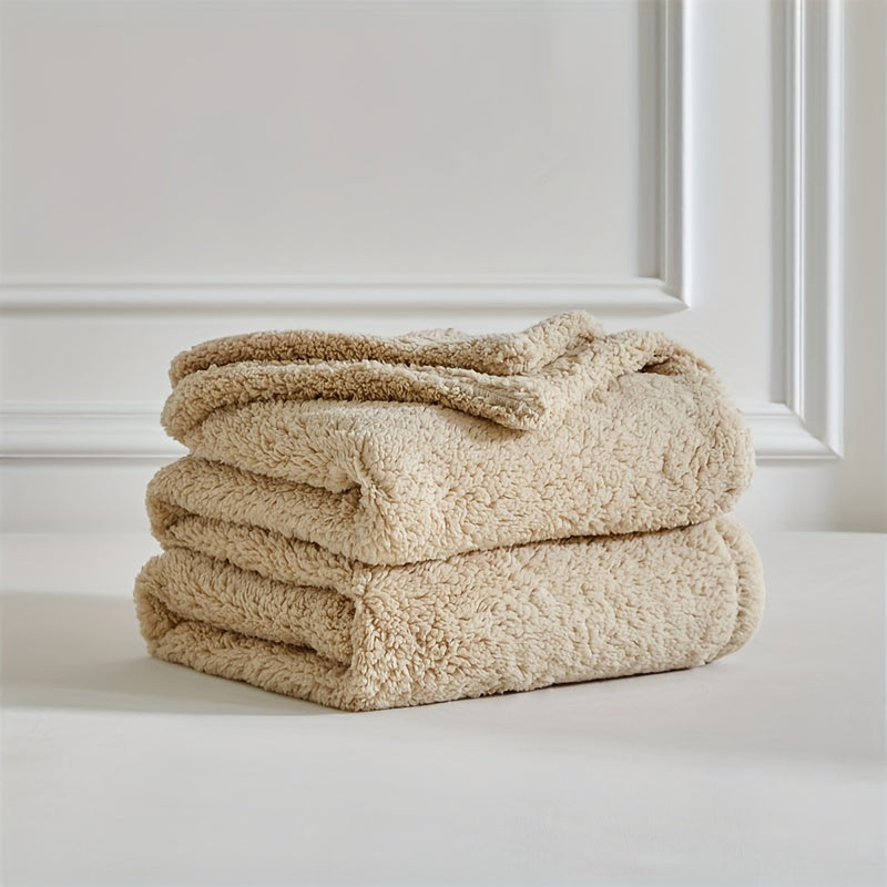 Snugglefy | Ultrazachte sherpa fleecedeken – warm, knus, omkeerbaar, machinewasbaar voor op de bank en in bed