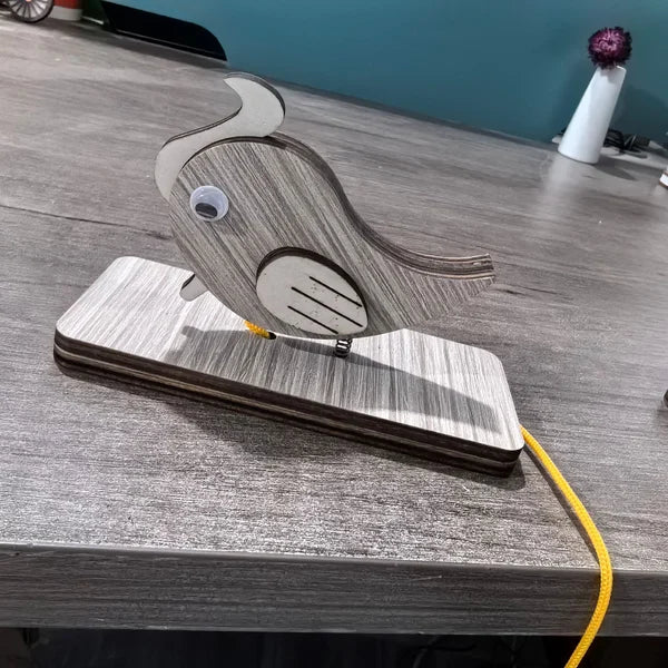 TapNest | Woodpecker Wooden Doorbell – Decorative Home & Café Doorbell