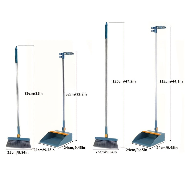 MagSweep | Magnetische, draaibare bezem en stoffer - 180° verstelbare lange steel voor thuis