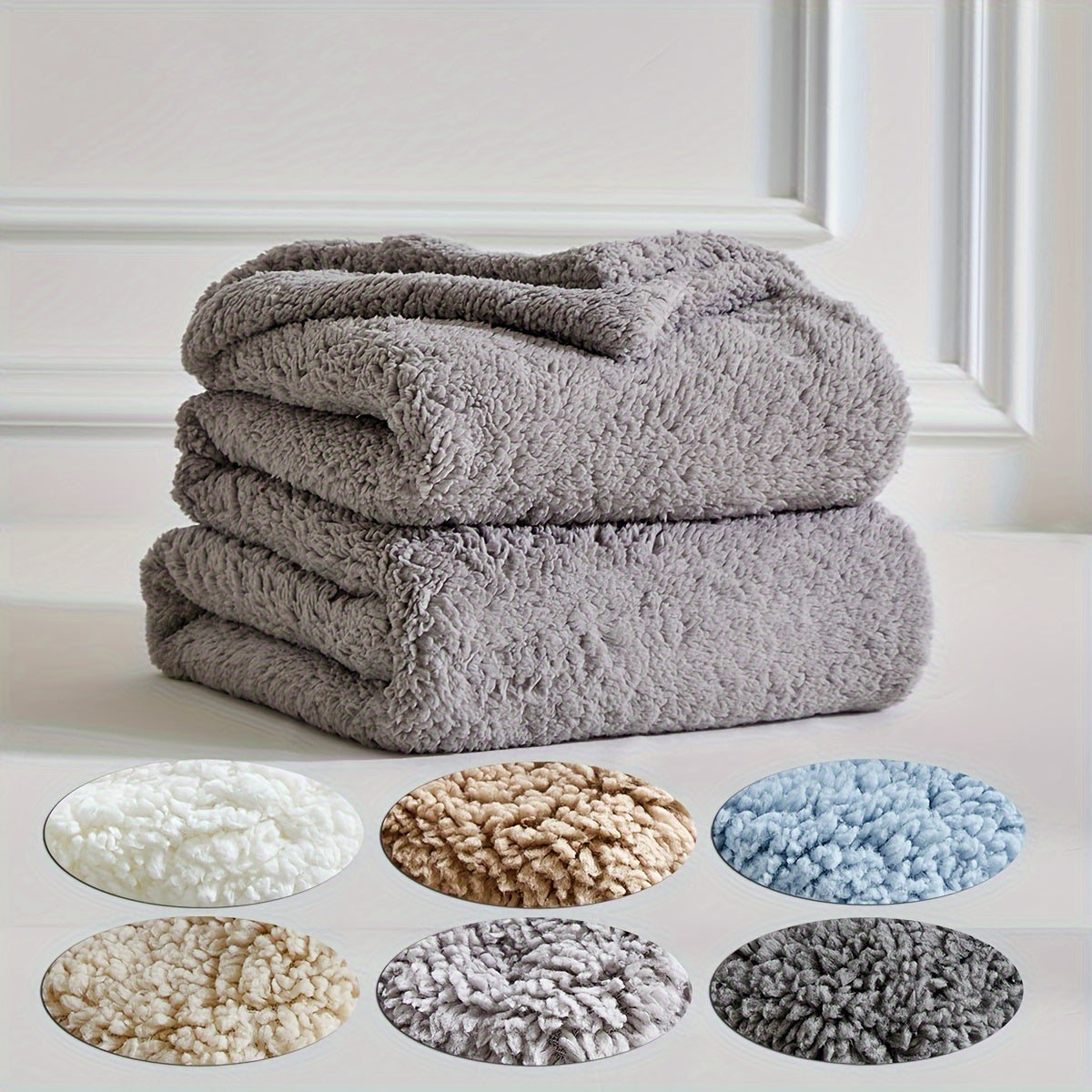 Snugglefy | Ultrazachte sherpa fleecedeken – warm, knus, omkeerbaar, machinewasbaar voor op de bank en in bed