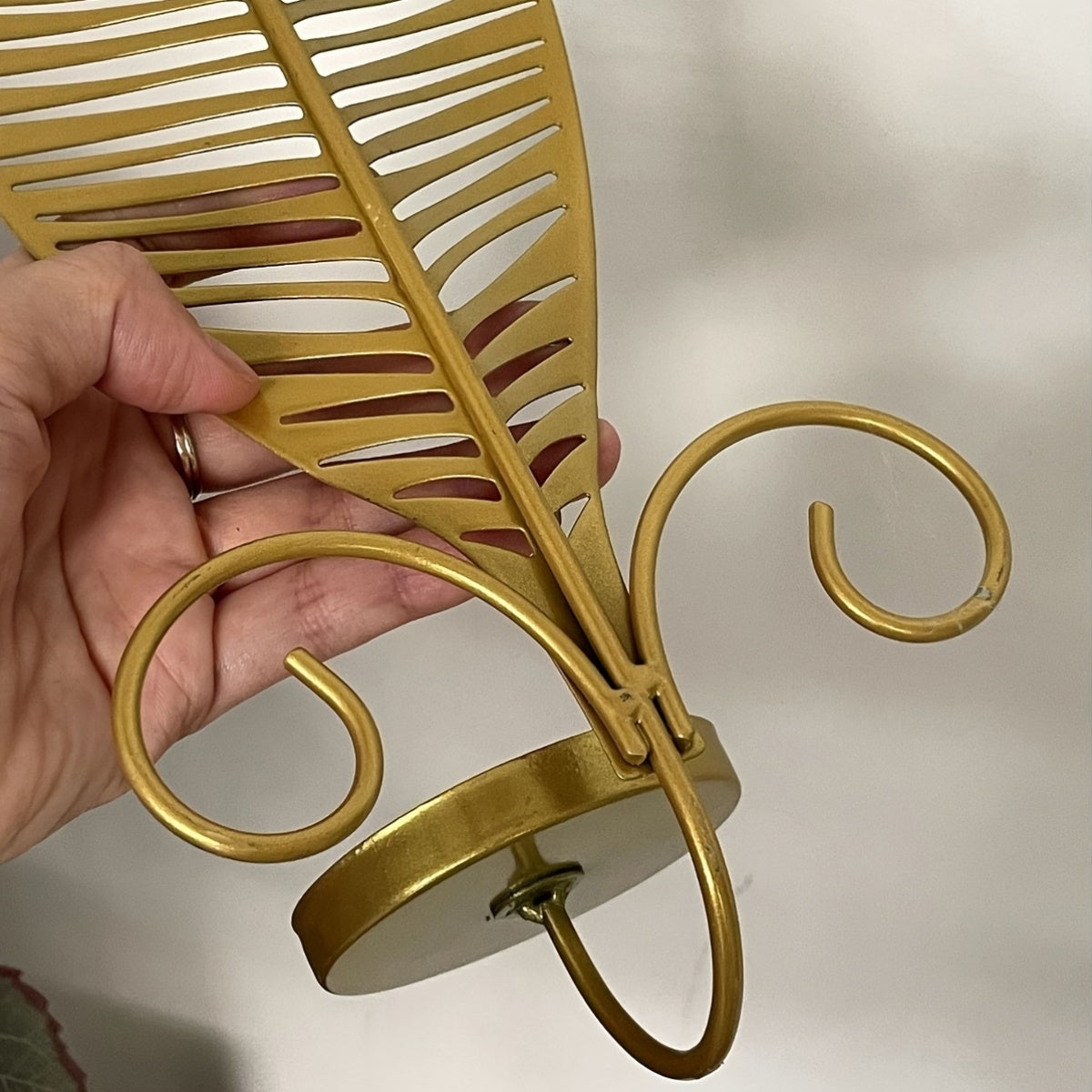 ScandiFlare | Elegante wandkandelaars - Decoratieve woonaccessoires met bladmotief