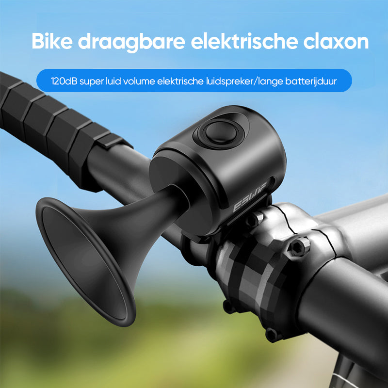 ShockBell | Elektrische fietsbel – Luide claxon van 120 dB, waterdicht, eenvoudig te monteren
