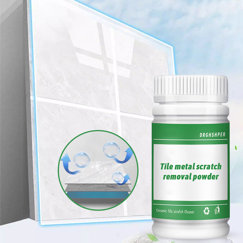 TileRevive | Tegel Metaal Krassenverwijderingspoeder – Herstel en laat vloeren glanzen, verwijder zwarte en grijze krassen