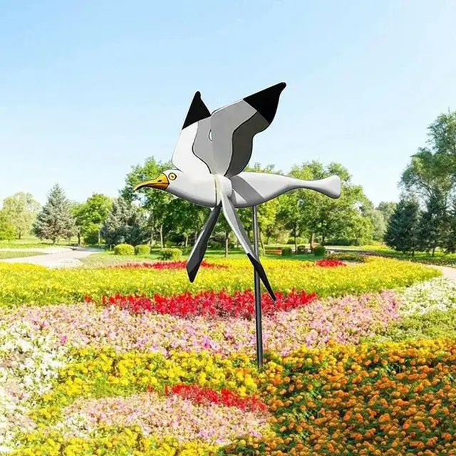 AeroBird | Vliegende Vogel Windmolen - Buiten Kinetisch Tuinbeeldhouwwerk, Weerbestendige Tuin Spinner