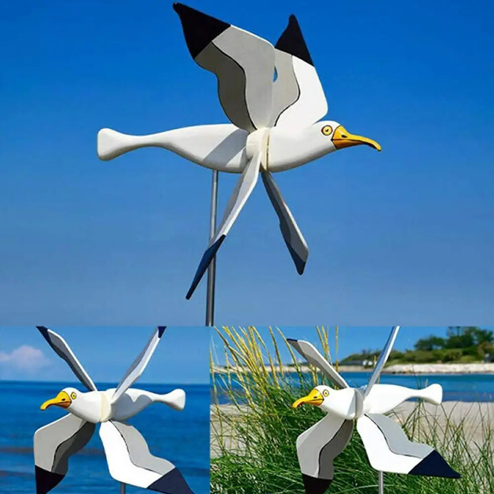 AeroBird | Vliegende Vogel Windmolen - Buiten Kinetisch Tuinbeeldhouwwerk, Weerbestendige Tuin Spinner
