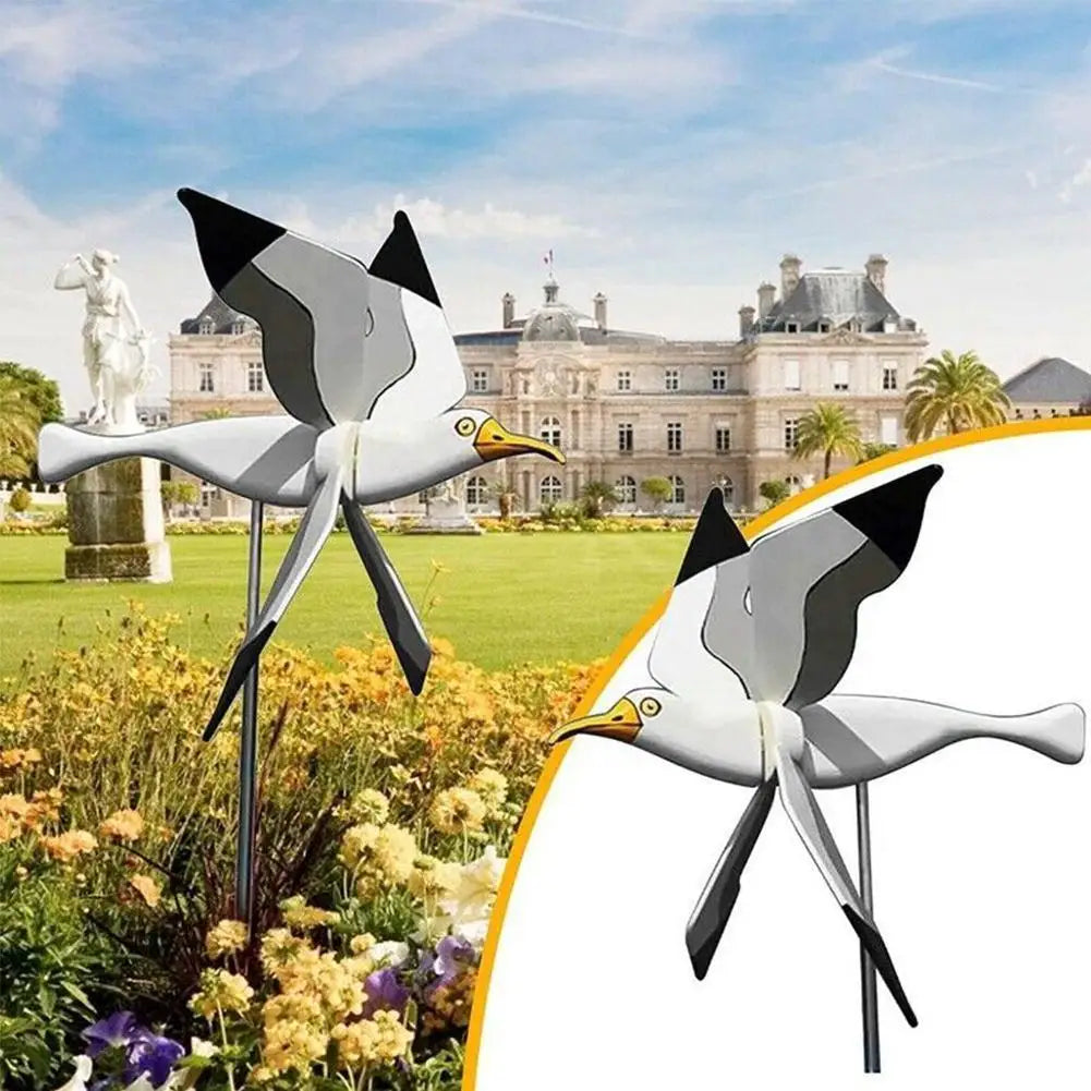 AeroBird | Vliegende Vogel Windmolen - Buiten Kinetisch Tuinbeeldhouwwerk, Weerbestendige Tuin Spinner