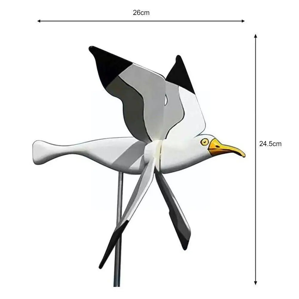 AeroBird | Vliegende Vogel Windmolen - Buiten Kinetisch Tuinbeeldhouwwerk, Weerbestendige Tuin Spinner